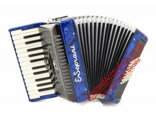 E.Soprani New Blue 26 key 48 bass piano accordion